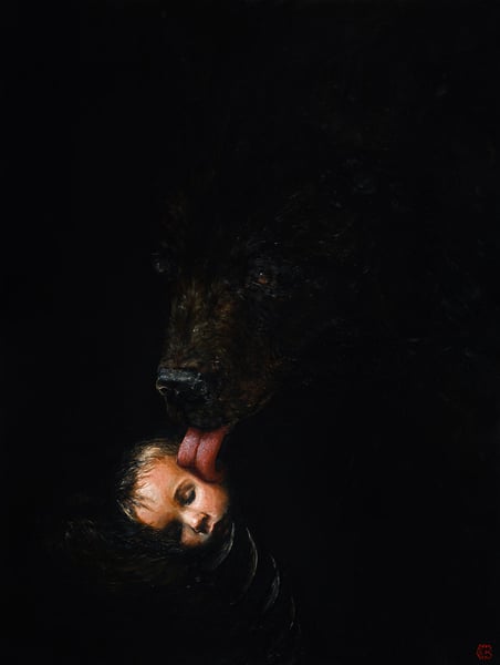 Image of Bear and Child (Artemis) (Limited Edition)