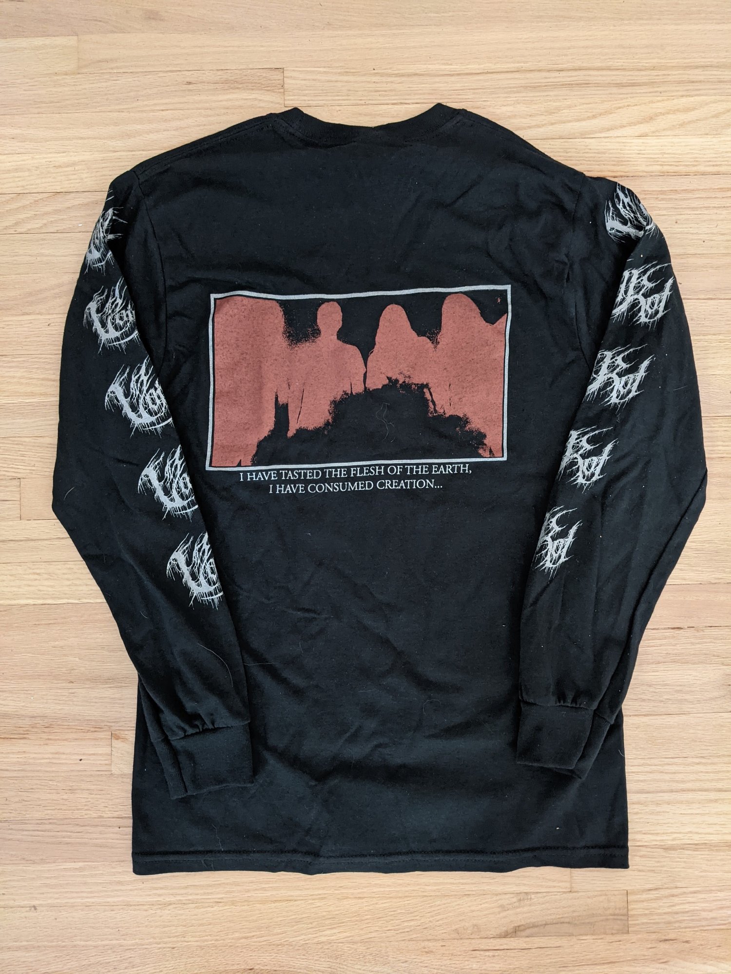 Image of Descending Pillars album art shirt - LONG SLEEVE