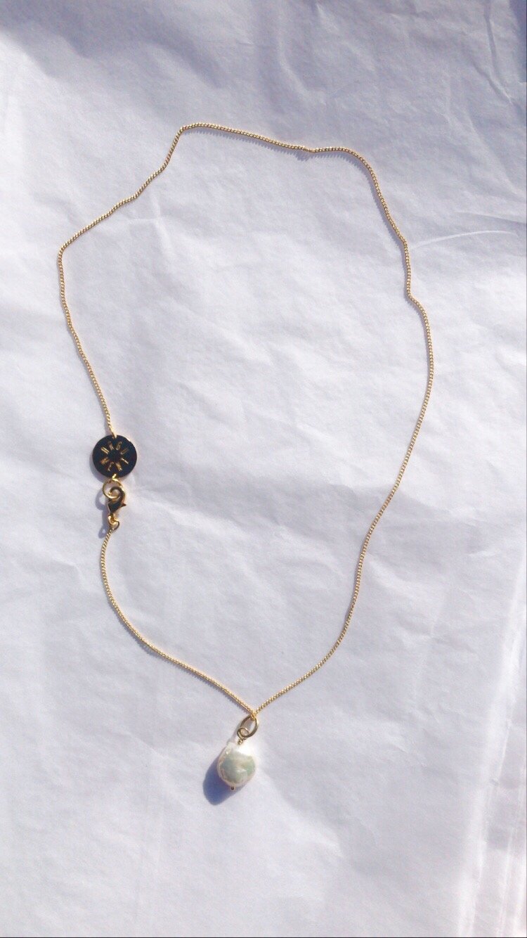 Image of COLLIER Nacre Baroque