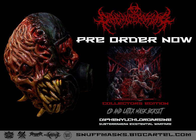 Snuffmasks - Limited mask box . snuff porn gore cd, poster, mask