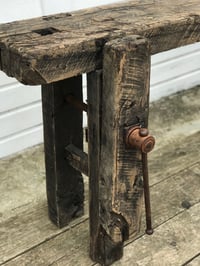 Image 2 of Établi de menuisier en bois noirci