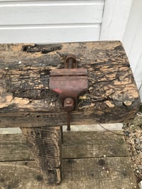 Image 4 of Établi de menuisier en bois noirci