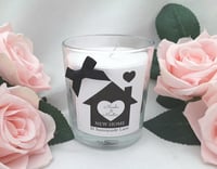 Image 1 of Personalised new home candle, new home gift, house warming gift