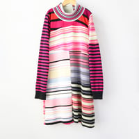 Image 1 of superstripe 8/10 upcycled sweater sweaters tunic longsleeve long sleeve dress stripe stretch