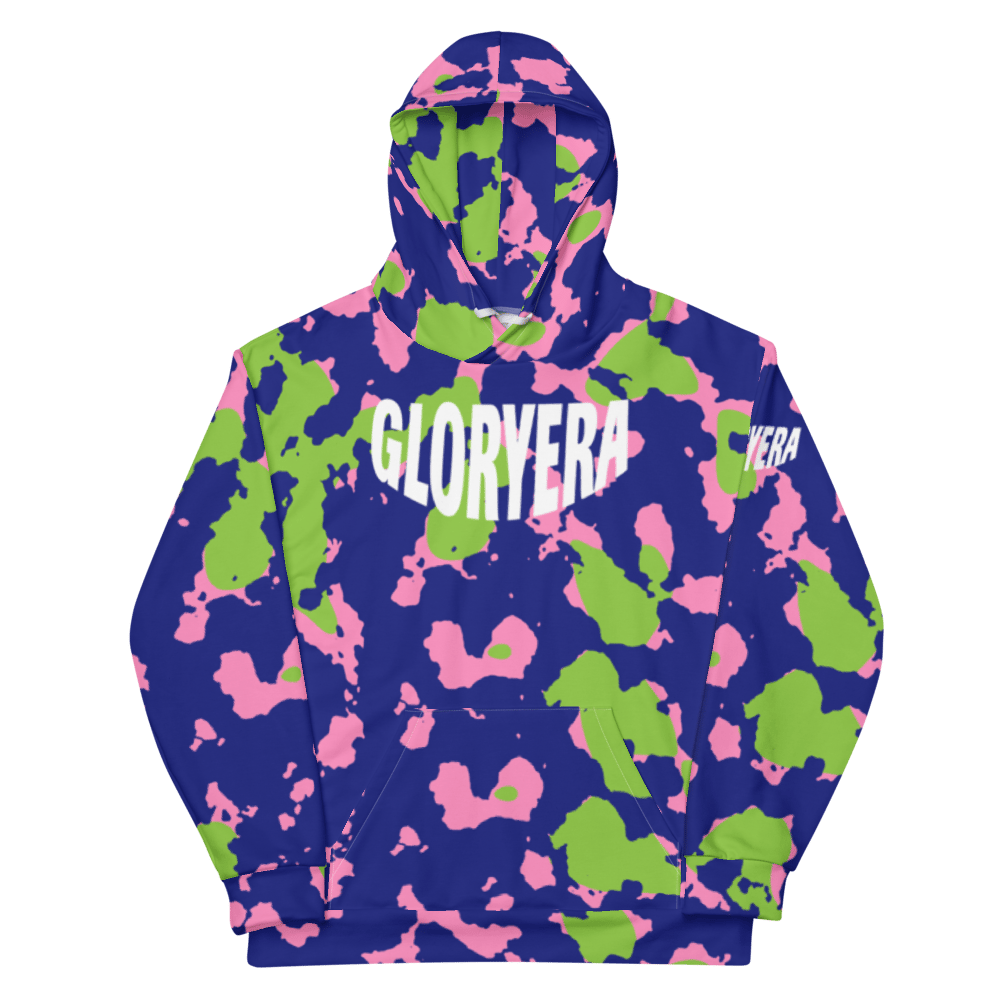Image of GLORYERA® CREW HOODIE (PINK TERRAIN)