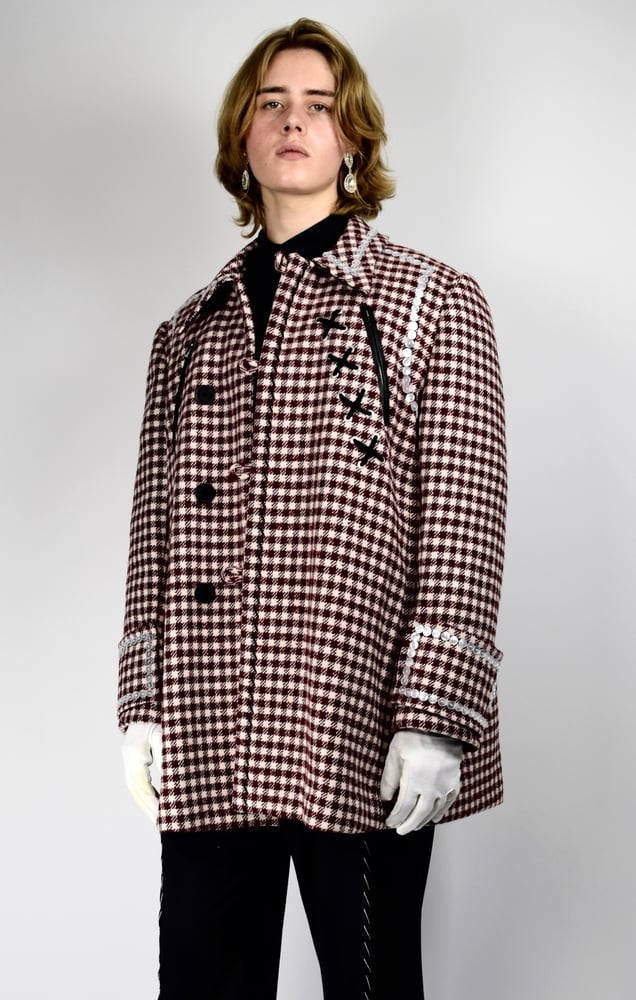 Image of AW21 - DECORATED WOOL COAT