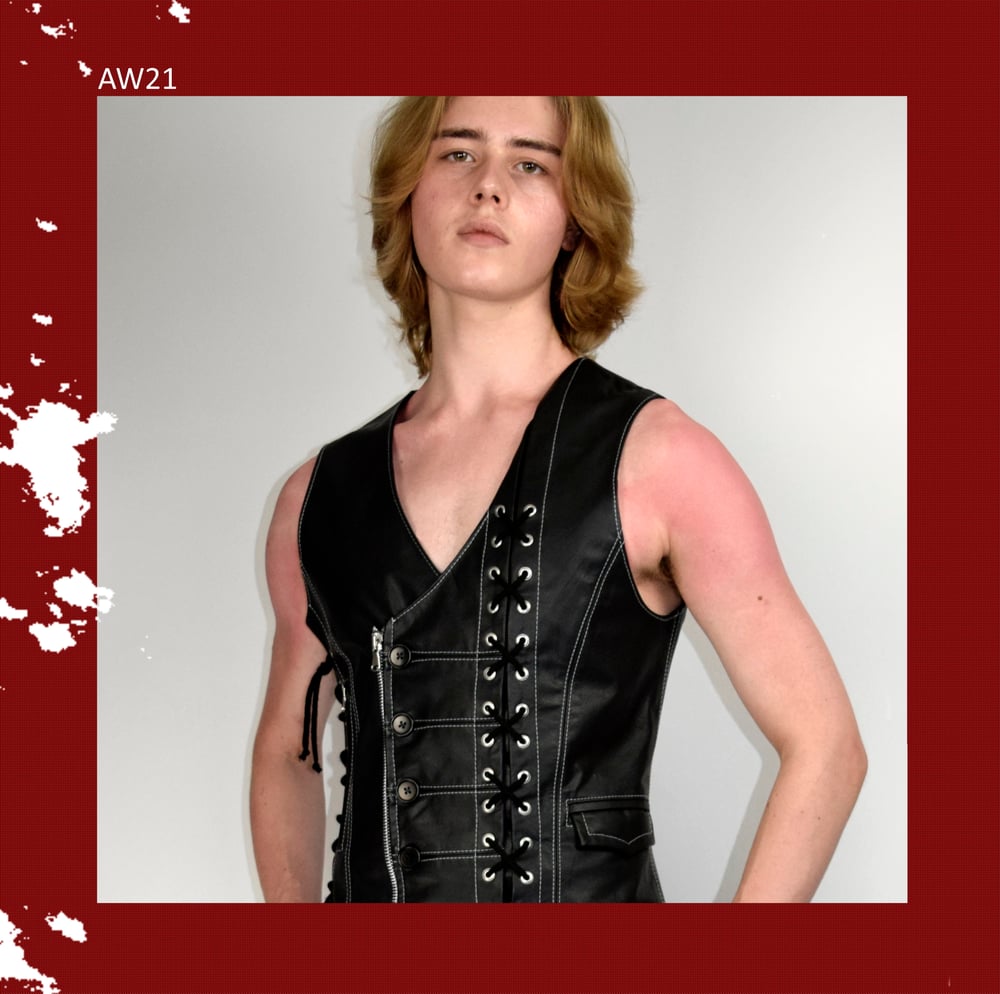 Image of AW21 - LEATHER VEST