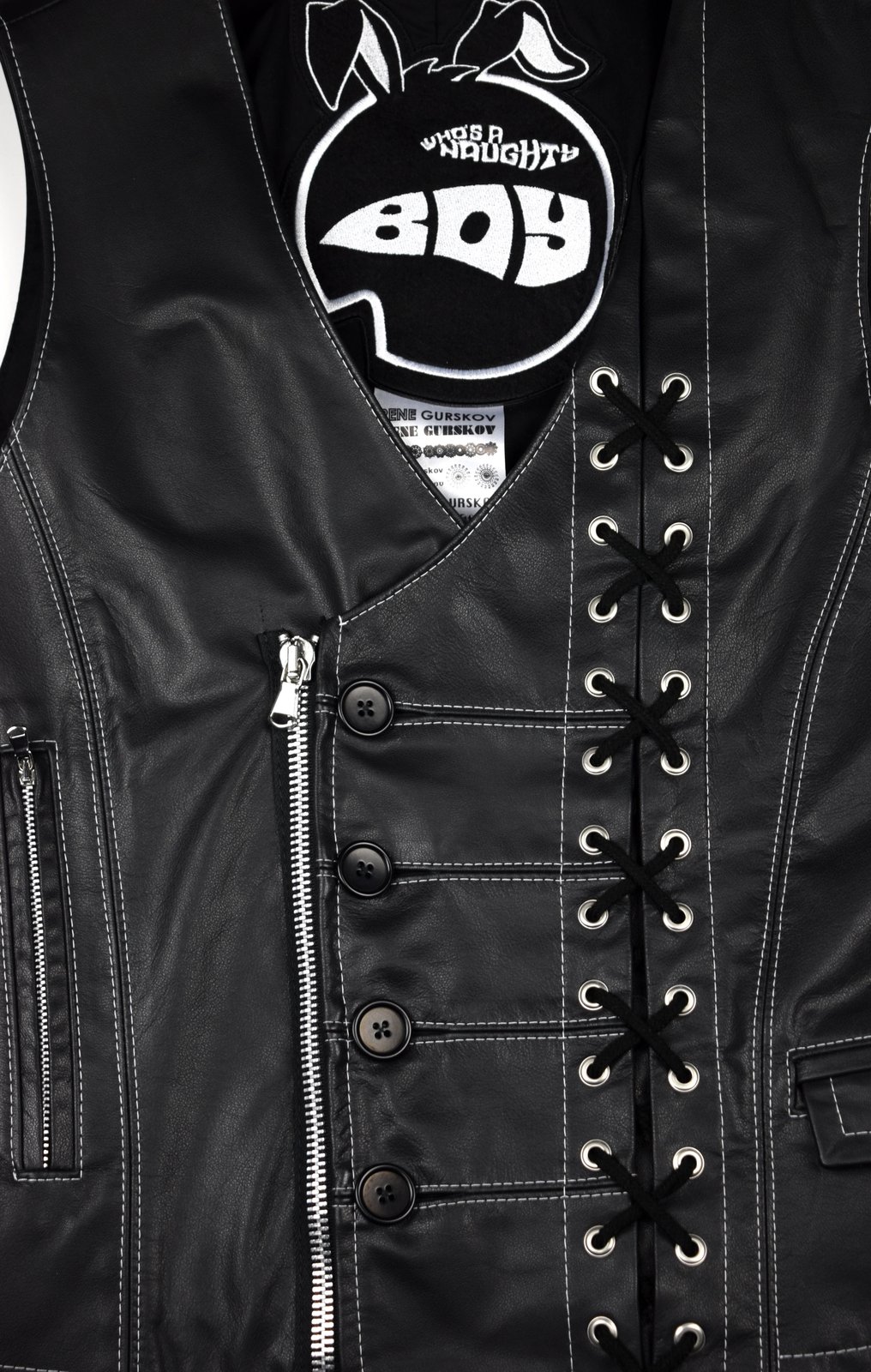 AW21 - LEATHER VEST / rene gurskov