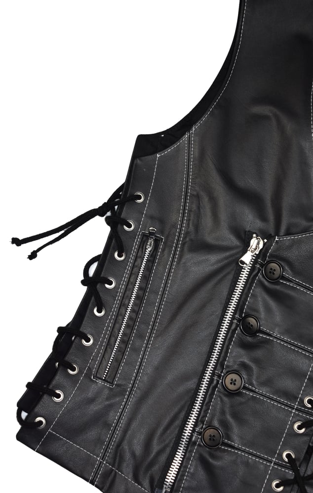 Image of AW21 - LEATHER VEST