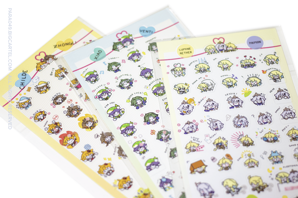 Image of GENSHIN :: Xiaoven Stickers