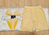 Yellow Fendi Couple Set 