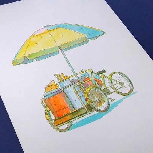 Helados Riso Print