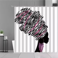 Image 2 of HEADWRAP QUEEN SHOWER CURTAIN 