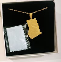 Image 5 of GHANA MAP NECKLACE 