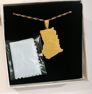Image of GHANA MAP NECKLACE 