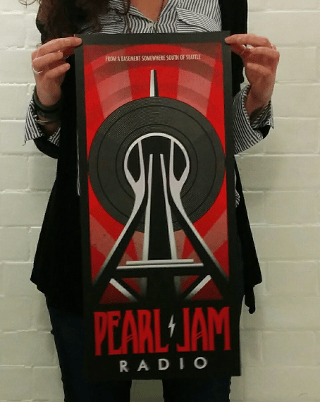 Image of Pearl Jam Radio Poster - 2014