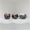 Silk Scrunchie Bow Glass Bauble