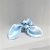 Silk Scrunchie Bow Glass Bauble