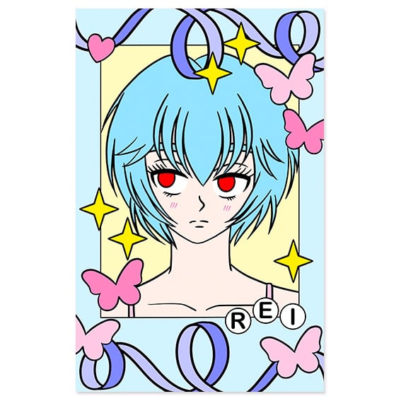 Image of Photocard Evangelion Rei