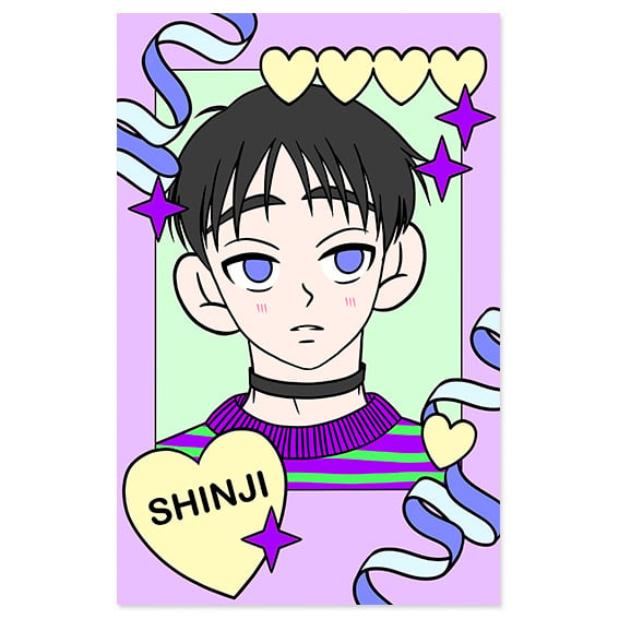 Image of Photocard Evangelion Shinji