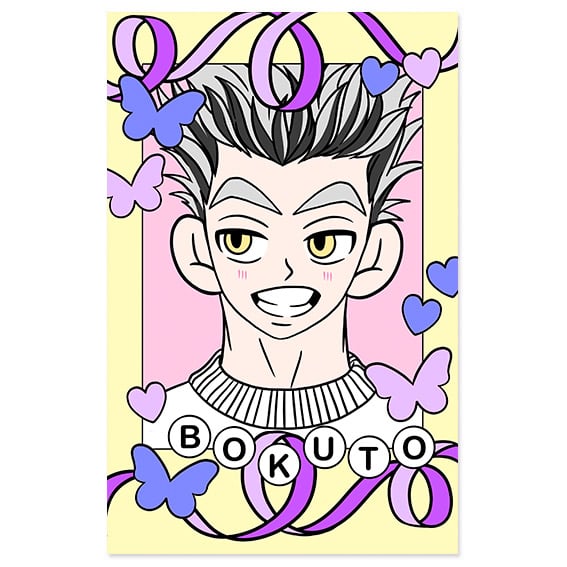 Image of Photocard Haikyuu Bokuto