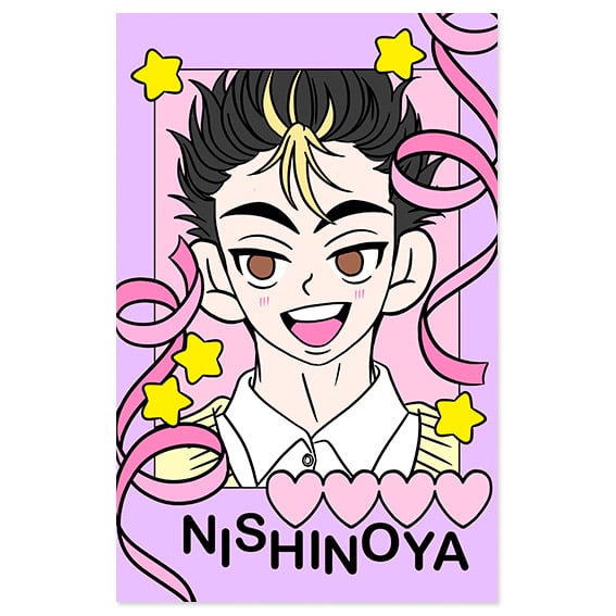 Image of Photocard Haikyuu Nishinoya