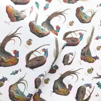 Image 1 of Pheasant Christmas Gift Wrap