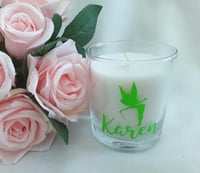 Image 3 of Personalised Tinkerbell candle, Personalised Tinkerbell gift