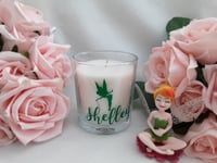 Image 2 of Personalised Tinkerbell candle, Personalised Tinkerbell gift