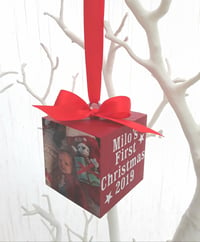 Image 1 of Personalised Christmas Hanging Decoration,Christmas Tree Decoration First Christmas Tree Decoration,