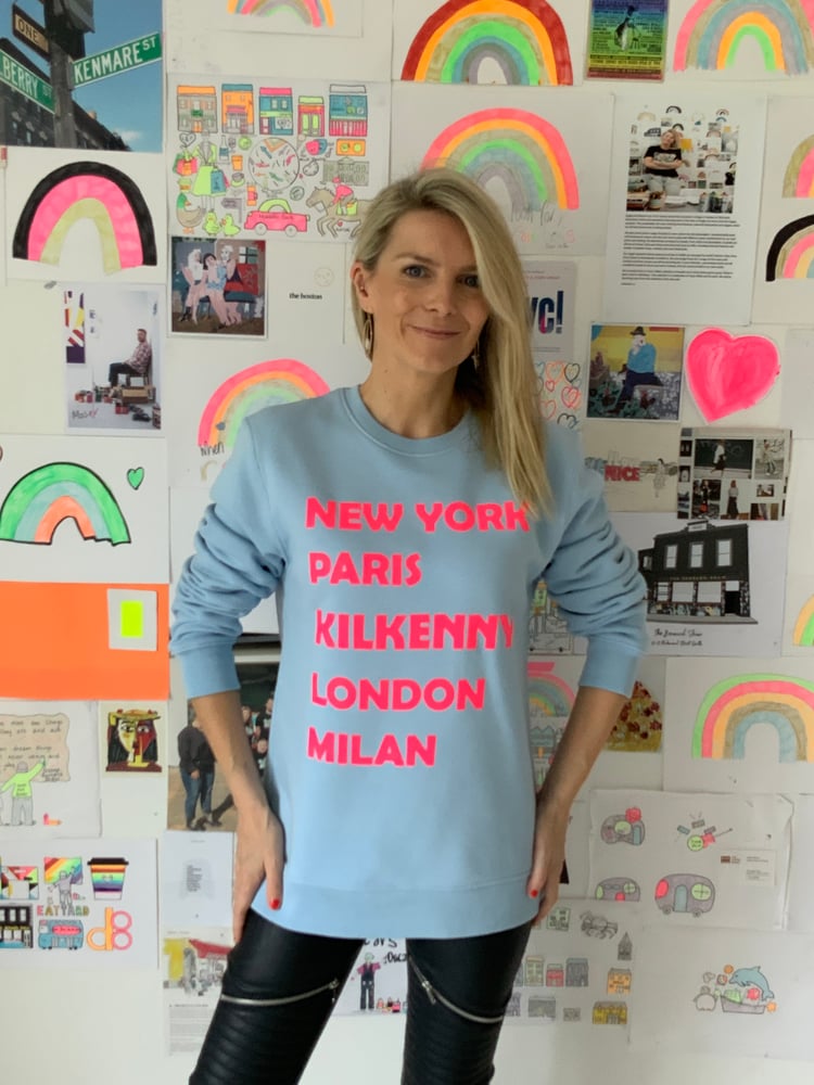 Image of Kilkenny Blue Slogan Sweatshirt
