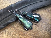 Image 1 of Labradorite earrings/ t28 