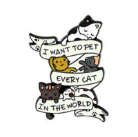 Image 1 of PET EVERY CAT IN THE WORLD PIN