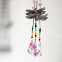 Dragonfly Rainbow Suncatcher - Symbolising Good Luck + Energy (Style T)