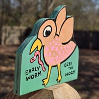 Image 3 of Early Worm Woodcut