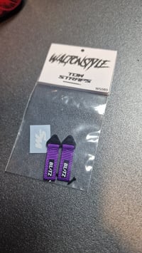 Image 4 of Blitz (black) rc drift tow straps 