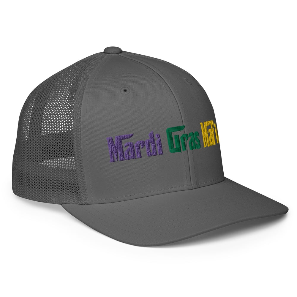 Image of Mardi Gras Mafia “FlexFit” trucker cap