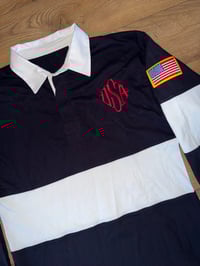 Image 2 of USA Patriotic Rugby Shirt
