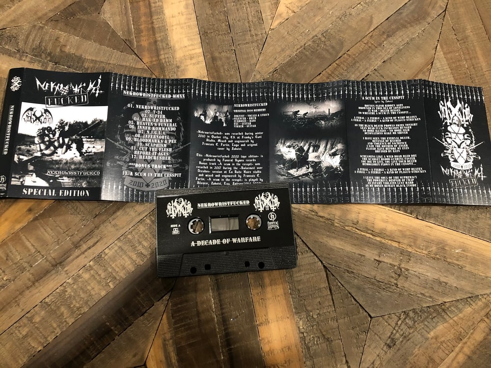 Hak-Ed Damm - "Nekrowristfucked" Cassette