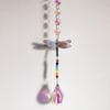 Dragonfly Rainbow Suncatcher - Symbolising Good Luck + Energy (Style LR)