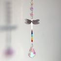 Dragonfly Rainbow Suncatcher - Symbolising Good Luck + Energy (Style L)