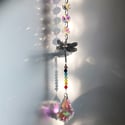 Dragonfly Rainbow Suncatcher - Symbolising Good Luck + Energy (Style L)