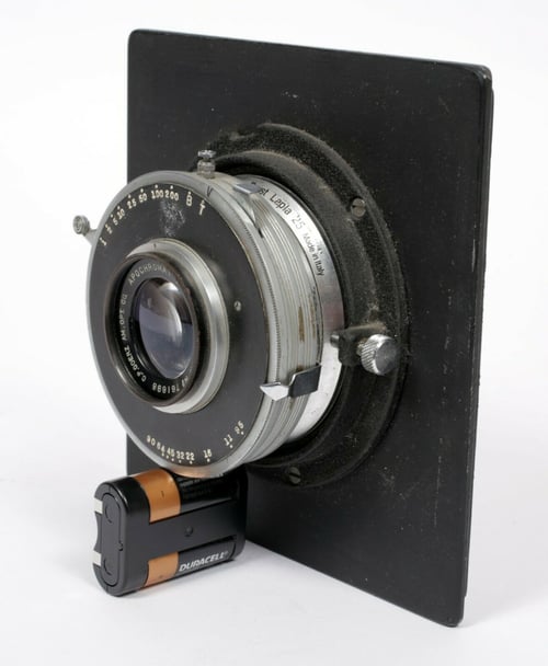 Image of C.P. Goerz Apochromat [Red Dot] Artar 10 3/4" [270mm] F9.5 Lens in Ilex shutter