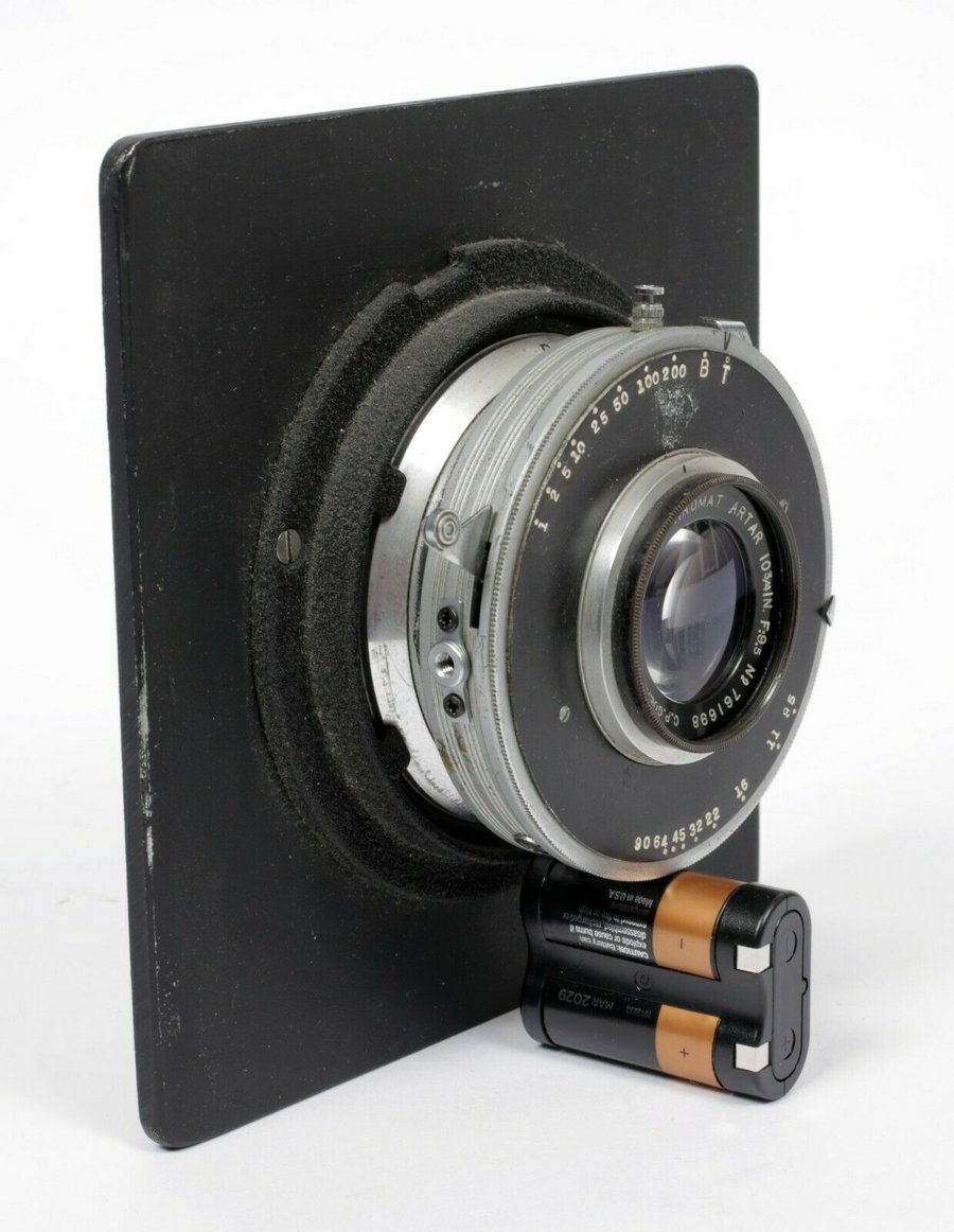 Image of C.P. Goerz Apochromat [Red Dot] Artar 10 3/4" [270mm] F9.5 Lens in Ilex shutter