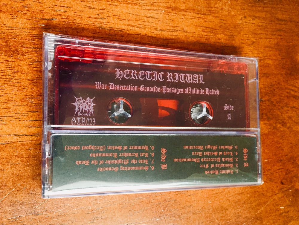 Heretic Ritual - "War​-​Desecration​-​Genocide​-​Passages of Infinite Hatred" Cassette