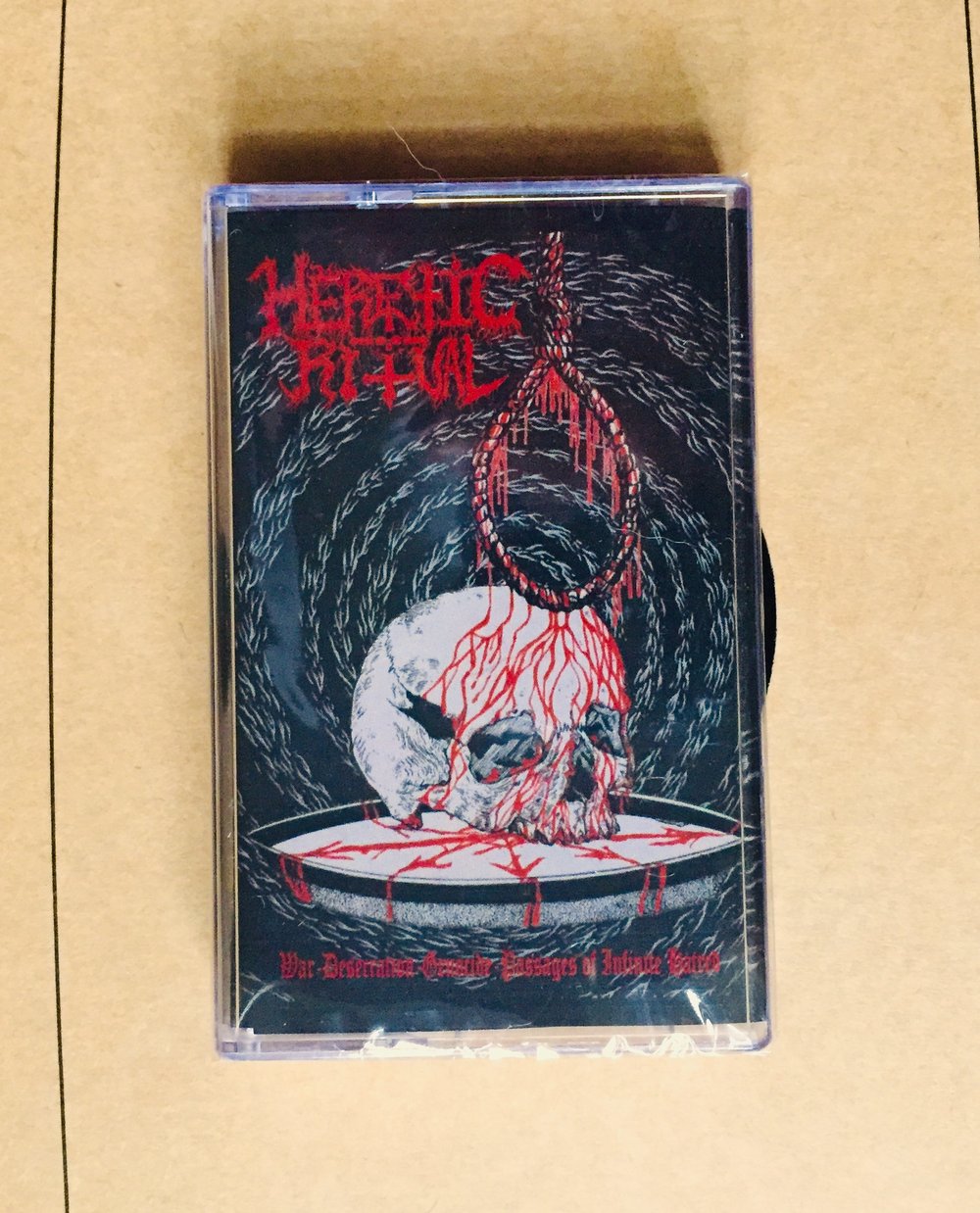 Heretic Ritual - "War​-​Desecration​-​Genocide​-​Passages of Infinite Hatred" Cassette