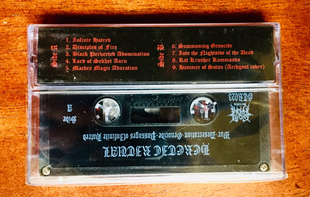 Heretic Ritual - "War​-​Desecration​-​Genocide​-​Passages of Infinite Hatred" Cassette