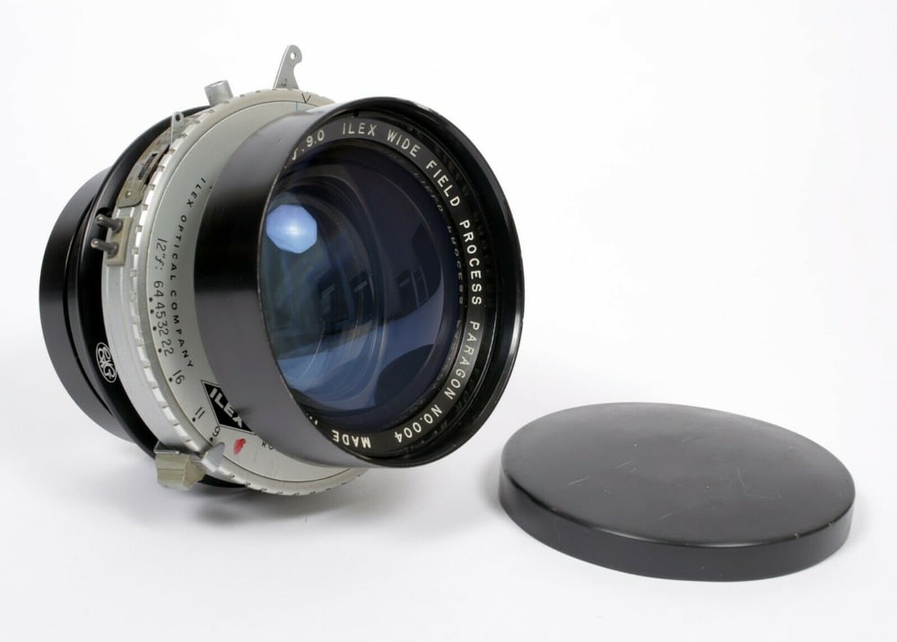 Image of Ilex Wide Field Process Paragon 305mm F9 lens in Ilex #4 shutter (Covers 11X14)