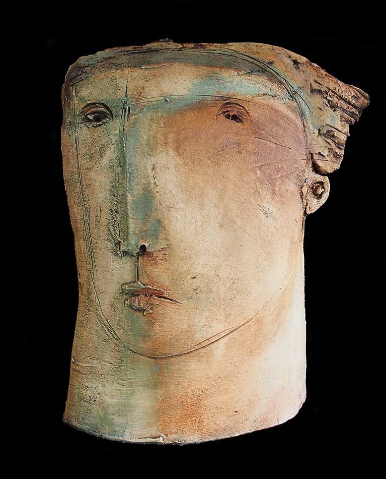 Image of Christy Keeney - 'Head'-  Unique Ceramic Sculpture