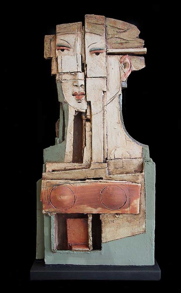 Image of Christy Keeney - 'Picasso' - Unique Ceramic Sculpture